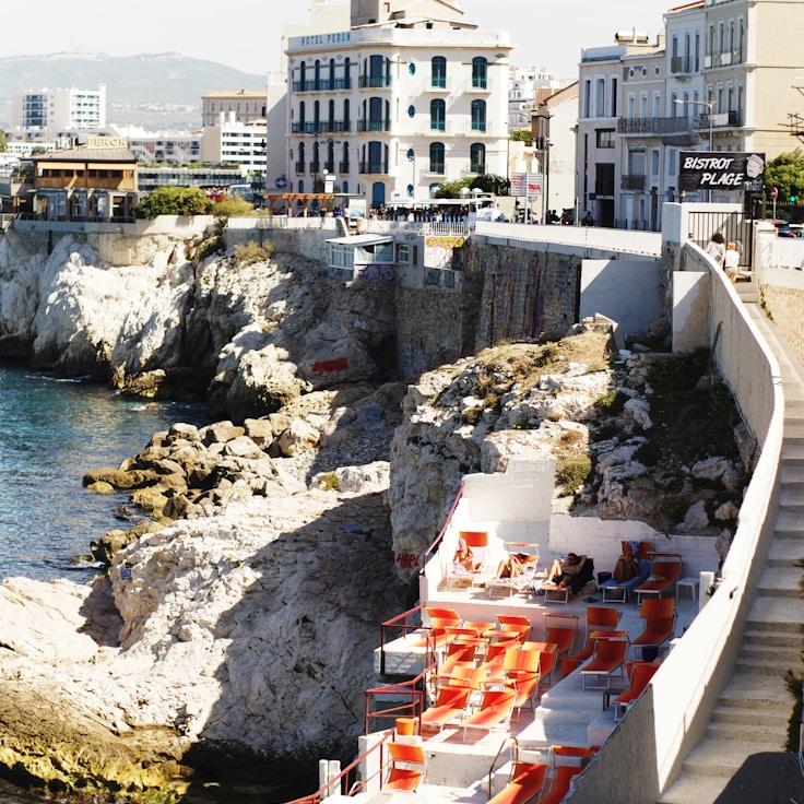 Kids playground area in France